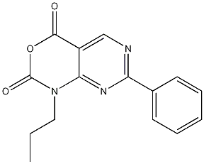 Molecular Structure of 76360-59-3 (7-phenyl-1-propyl-1H-pyrimido[4,5-d][1,3]oxazine-2,4-dione)